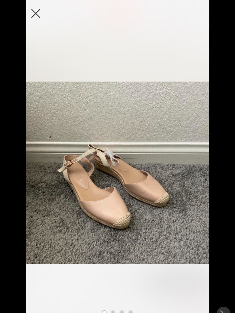 Dreamers Blush Espadrille Slingback Flats